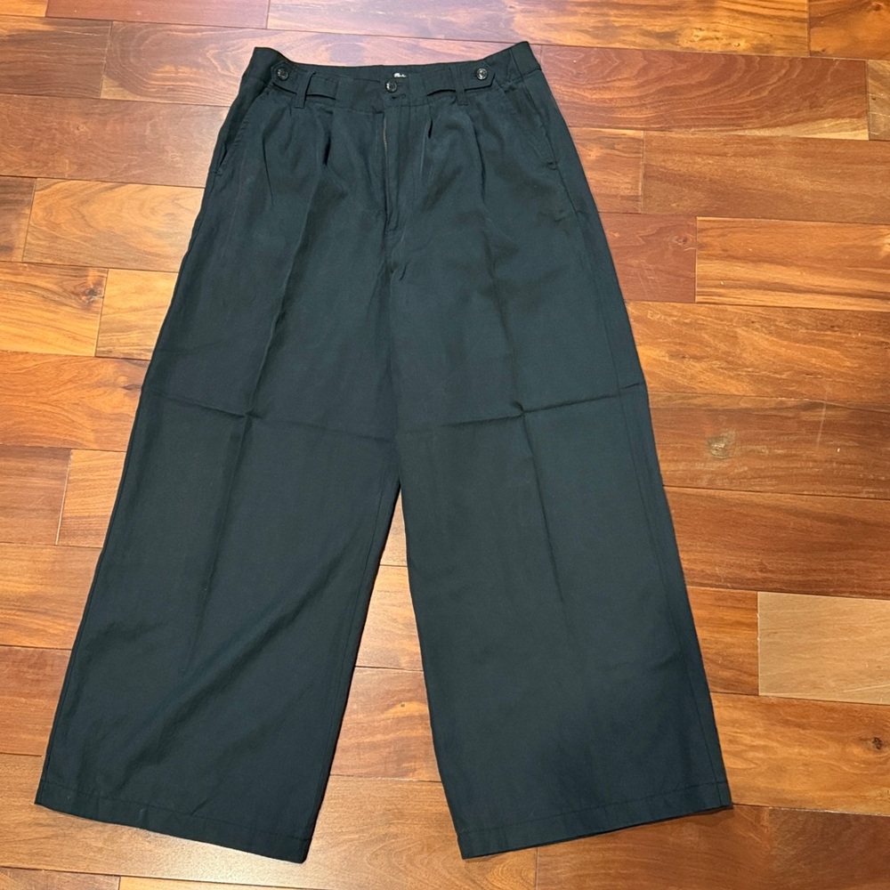 Classic Wide-Leg Women's Pants - Black